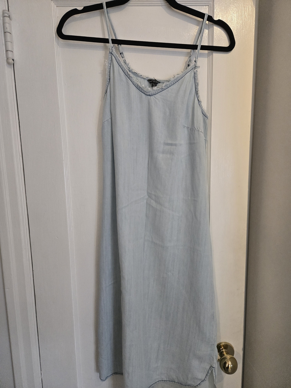 Light Blue Slip Dress - Lightweight Summer Style